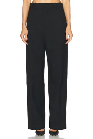 EAVES Kira Melange Suiting Pants in - Grey. Size L (also in M, S, XL).