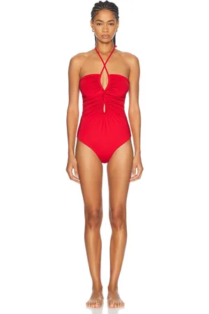JOHANNA ORTIZ Coral Reef One Piece Swimsuit in - Red. Size XS (also in ).