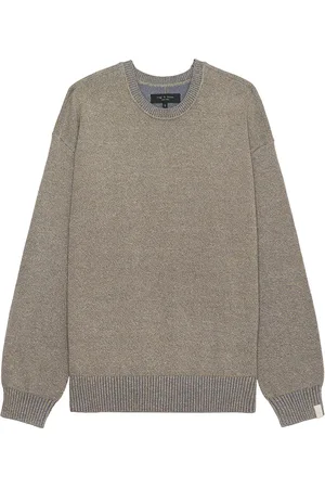RAG&BONE Dexter Marl Crew Neck Sweater in - Grey. Size L (also in M, S).