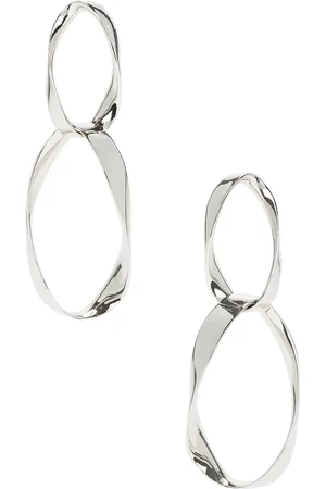 Isabel Marant Long Hoop Earrings in - Metallic . Size all.
