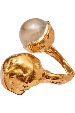 Simuero Guinda Ring in - Metallic Gold. Size 7 (also in 8).
