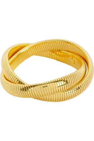mega Crossover Cobra Bracelet in - Metallic Gold. Size all.
