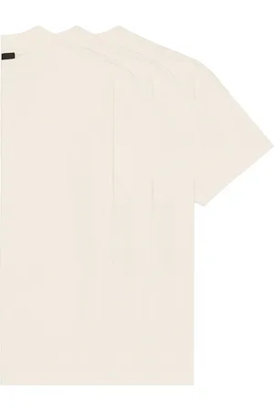 FEAR OF GOD 3 Pack Essential Tee in - Cream. Size L (also in M, S, XL).