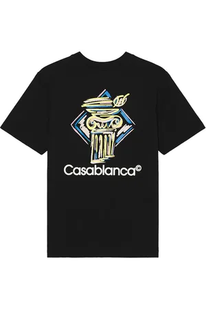 Casablanca Printed T-Shirt in - Black. Size L (also in ).