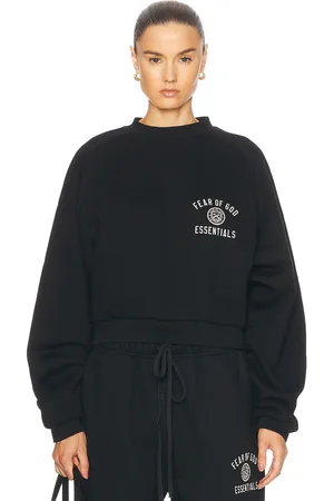 FEAR OF GOD Cropped Crewneck Sweatshirt in - . Size M (also in ).