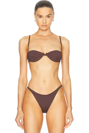 St Agni Balconette Bikini Top in - Brown. Size XS (also in ).
