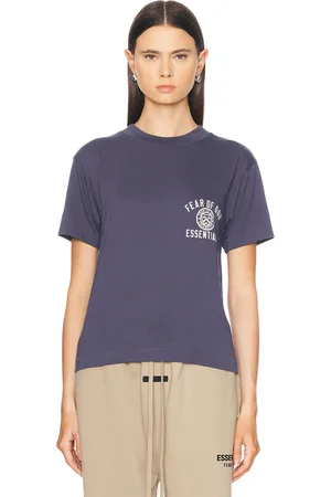 FEAR OF GOD Crewneck T-Shirt in - Blue. Size L (also in M, S, XL, XS).
