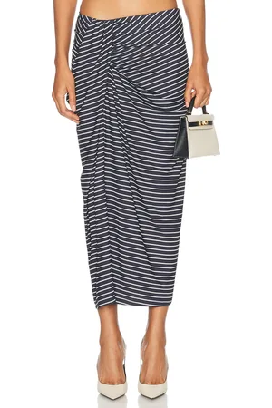 RONNY KOBO Rosalie Skirt in - Navy. Size M (also in S, XS).