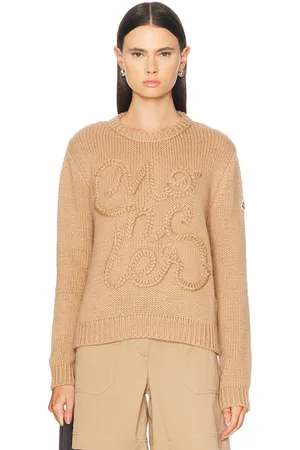 Moncler Long Sleeve Sweater in - Tan. Size L (also in M, S).
