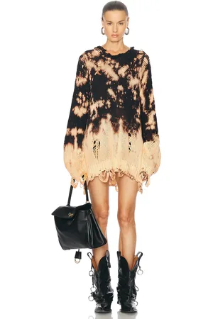 R13 Bleached Oversized Sweater in - Neutral. Size M (also in XS).