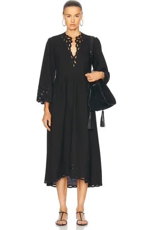 Isabel Marant Tianny Dress in - Black. Size 34 (also in 36, 38, 40).