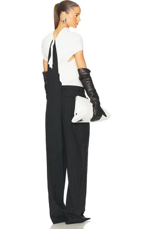 Jean Paul Gaultier Fringed Double Layer Top in - White. Size 34 (also in 36, 38, 40).