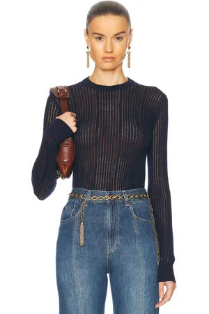 Chloé Crewneck Long Sleeve Top in - . Size L (also in ).