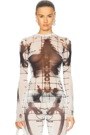 Jean Paul Gaultier Squeletor Top in - White. Size S (also in XXS).