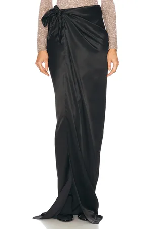 Balenciaga Satin Wrap Skirt in - . Size 34 (also in ).