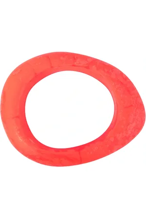 Dinosaur Designs Small Rock Bangle in - Red. Size all.