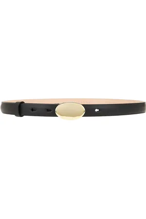 Jenni Kayne Leather Audrey Belt in - Black. Size L (also in M, S, XS).