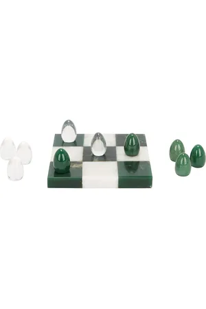 LOREN STEWART Tic Tac Toe Set in - Green. Size all.