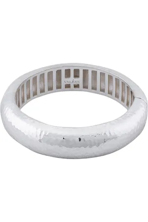 VALÉRE Domed Small Bangle Bracelet in - Metallic . Size all.