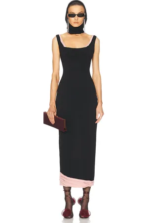 MAGDA BUTRYM Square Neck Midi Dress in - . Size 34 (also in ).