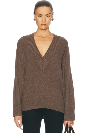 Loulou de Saison Sage Sweater in - Brown. Size L (also in M, S, XS).