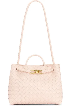 Bottega Veneta Medium Andiamo Bag in - Cream. Size all.