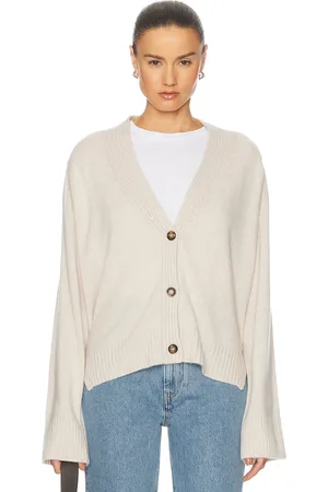 Loulou de Saison Kaia Sweater in - Beige. Size L (also in S, XS).