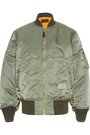 Wacko Maria Ma-1 Flight Jacket in - Olive. Size L (also in M, XL).