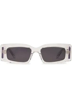Alaïa Rectangular Sunglasses in - Grey. Size all.