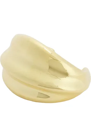 mega The Simone Cuff Bracelet in - Metallic Gold. Size all.