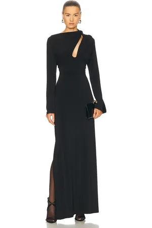 RACHEL GILBERT Tanner Slv Gown in - . Size 0 (also in 1).