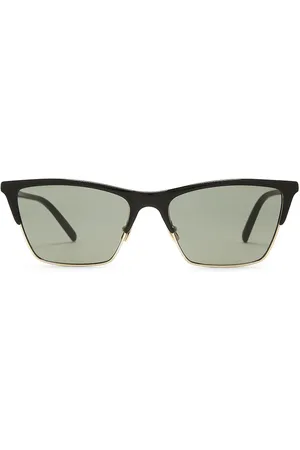 Saint Laurent Vintage Clubmaster Sunglasses in - Black. Size all.
