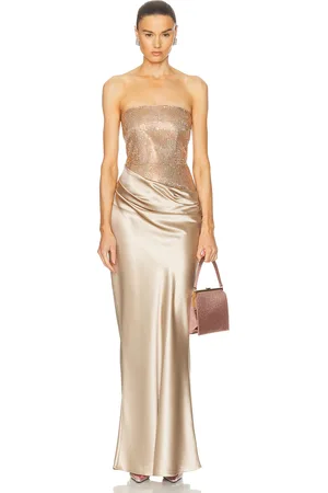 Retrofete Alexandra Dress in - Metallic Copper. Size S (also in ).