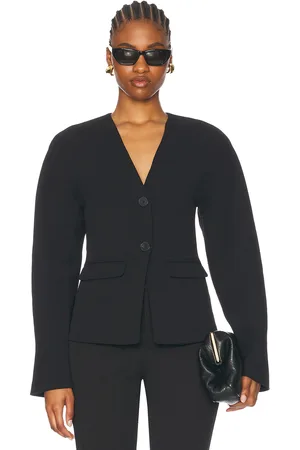 EAVES Gal Polished Crepe Blazer in - . Size L (also in M, S, XS, XXS).