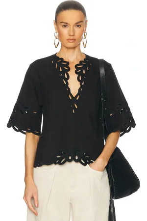 Isabel Marant Shana Blouse in - Black. Size 34 (also in 36).