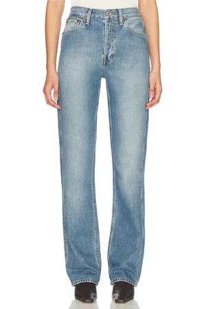 RE/DONE 90s High Rise Loose in - Blue. Size 23 (also in 24, 25, 26, 27, 29, 31).