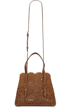 Alaïa Mina 25 Bag in - Tan. Size all.