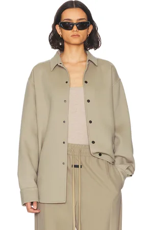 FEAR OF GOD Overshirt in - Cream. Size M (also in S).