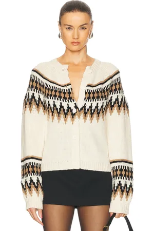 SER.O.YA Amaya Cardigan in - Ivory. Size S (also in ).
