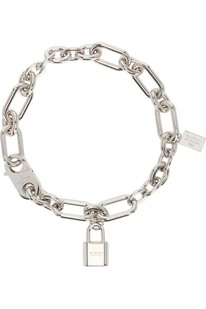 Acne Studios Ainlock Necklace in - Metallic . Size all.