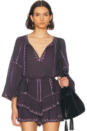 Isabel Marant Fernanda Top in - Purple. Size 34 (also in 36, 38, 42).