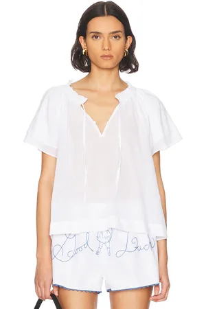 Skall Studio Grace Top in - White. Size 36 (also in 38, 42).