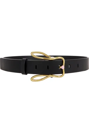 Bottega Veneta Bunny Belt in - Black. Size 70 (also in 75, 80, 90).