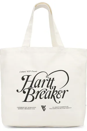 Carhartt Canvas Graphic Large Tote in - White. Size all.