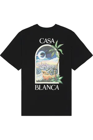 Casablanca Printed Tee in - Black. Size L (also in M, S).