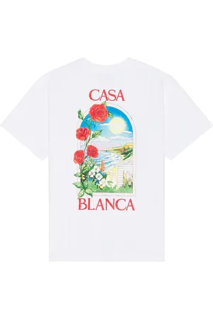Casablanca Printed Tee in - White. Size L (also in M).