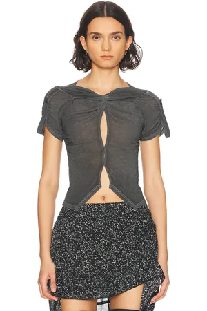 KNWLS Twist Top in - Black. Size M (also in XS, S).