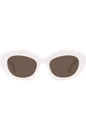 Loewe Curvy Sunglasses in - Ivory. Size all.