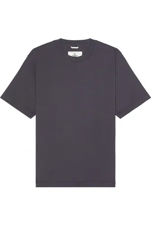 Reigning Champ Midweight Jersey Standard T-Shirt in - Navy. Size L (also in XL/1X).