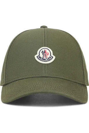 Moncler Baseball Cap in - Olive. Size all.